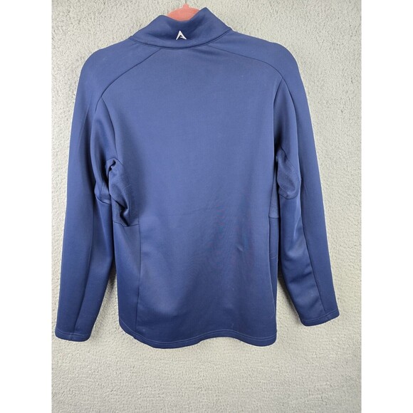 New England Patriots Antigua Jacket Womens Large  Navy Red Trim Full Zip - Picture 2 of 14